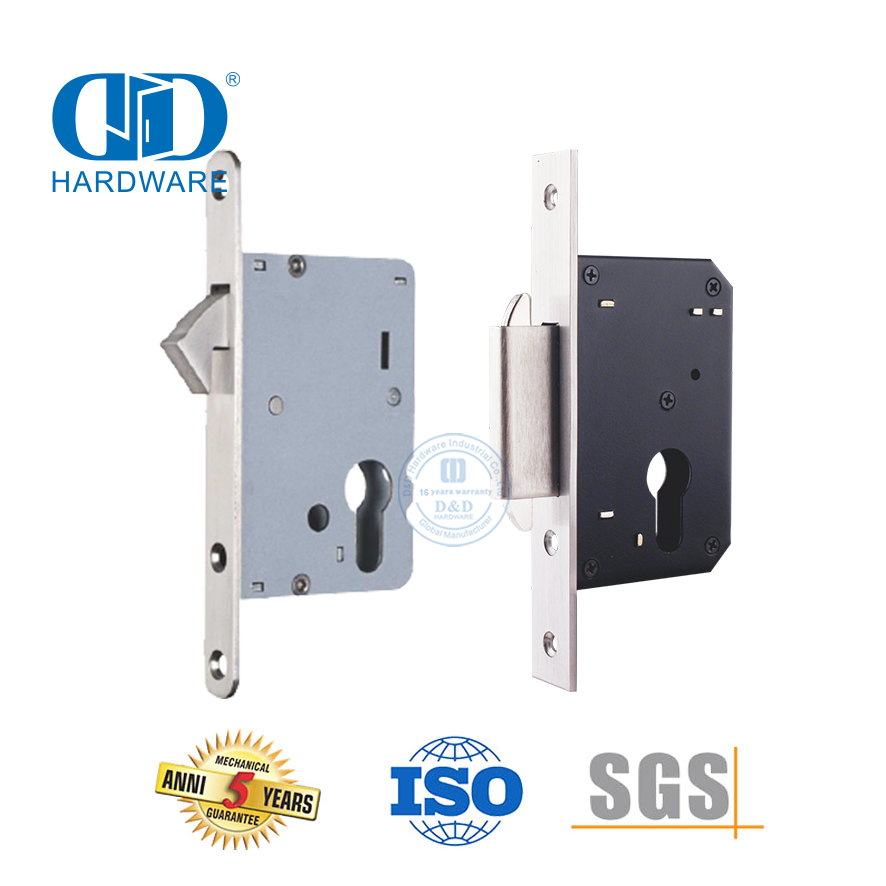 Wohngebäude Holzschiebetür Einzel-Doppelhakenschloss